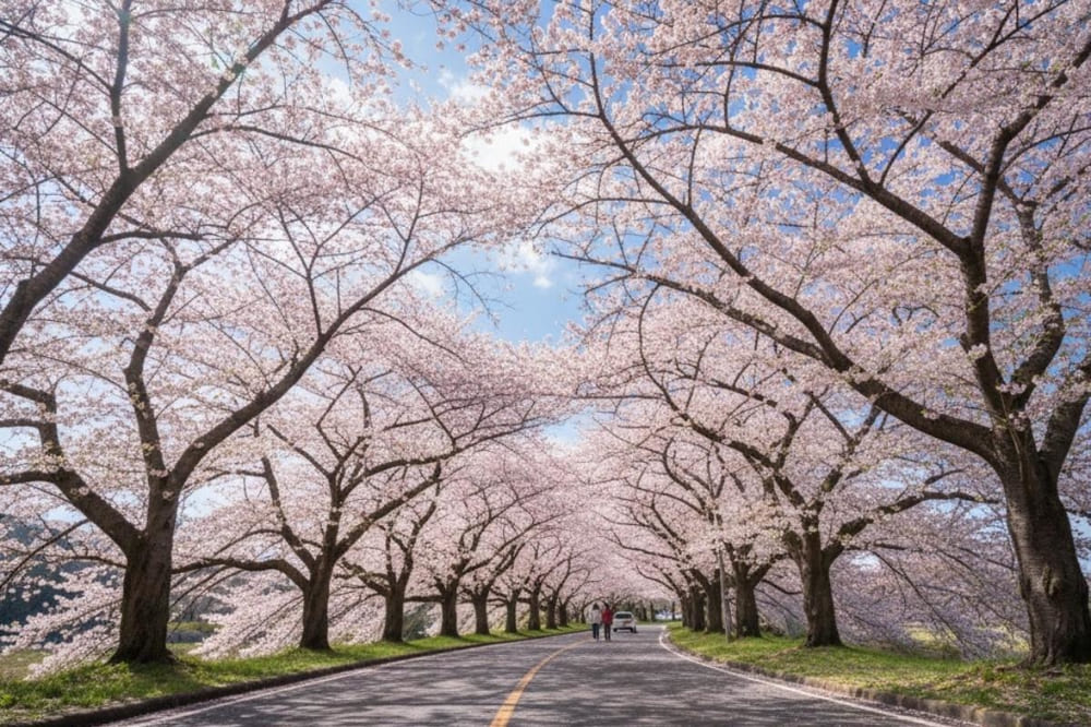 Mùa xuân, Hàn Quốc ngập tràn trong sắc hoa.